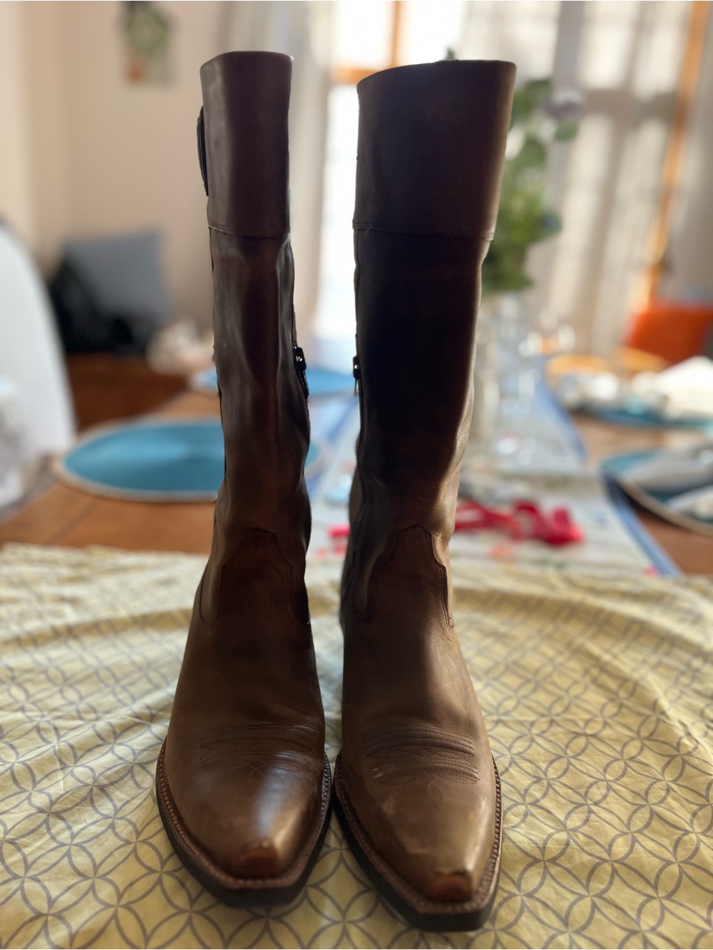 Ariat Brown Leather Over-the-Knee Boots